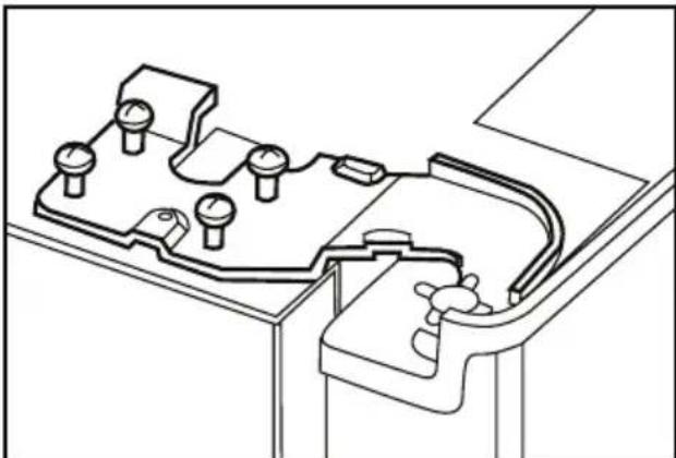 BLOMBERG IWD 1007 XT - Ajustar o espaço entre a porta superior - 5