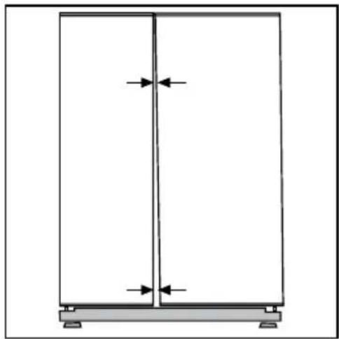 BLOMBERG IWD 1007 XT - Adjusting the gap between the upper door - 1
