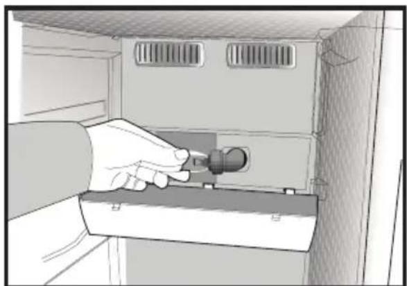BLOMBERG IWD 1004ET - Remplacer l'ampoule interieure - 7