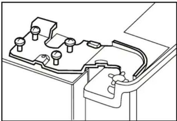 BLOMBERG IWD 1004ET - Adjusting the gap between the upper door - 4