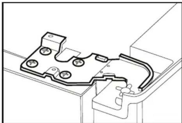 BLOMBERG IWD 1004ET - Aanpassen van de opening tussen de bovenste deur - 3