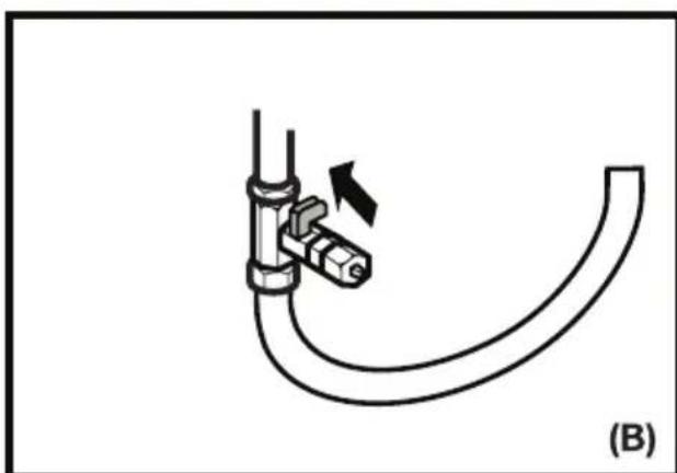 BLOMBERG IWD 1006 XT - Collegamento al tubo dell'acqua all'impianto principale dell'acqua fredda. (in alcuni modelli) - 2