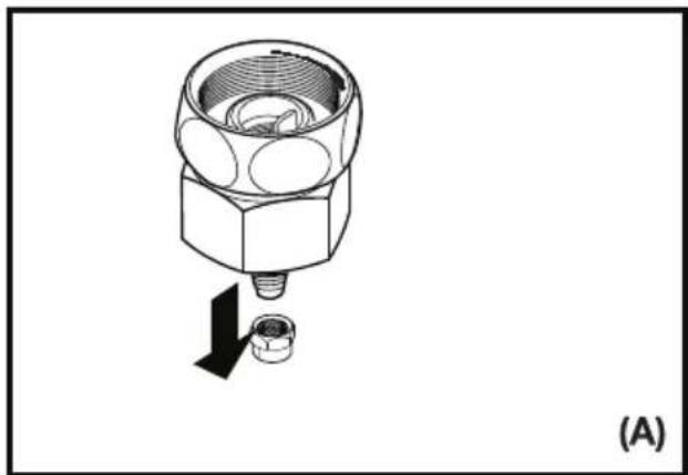 BLOMBERG IWD 1006 XT - Conexión de la tuberia de agua a la red de suministro de agua fria (en algunos modelos) - 1