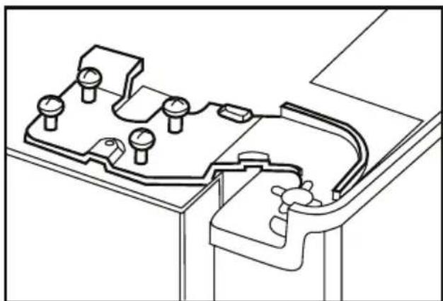 BLOMBERG IWD 1006 XT - De afstand:tussen de bovenste deur aanpassen - 4
