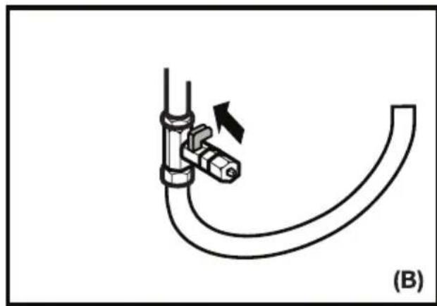 BLOMBERG IWD 1006 XT - Aansluiting van de waterleiding op de hoofdkoudwaterleiding (alleen bepalde modellen) - 2