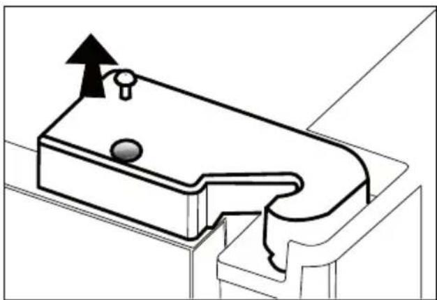 BLOMBERG IWD 1006 XT - Adjusting the gap between the upper door - 2