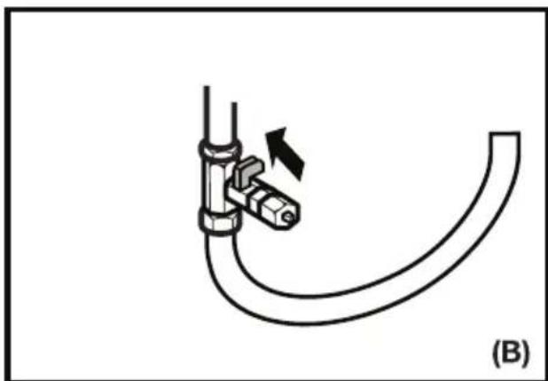 BLOMBERG IWD 1006 XT - Aansluiting van de waterleiding op de hoofdkoudwaterleiding (alleen bepaalde modellen) - 2