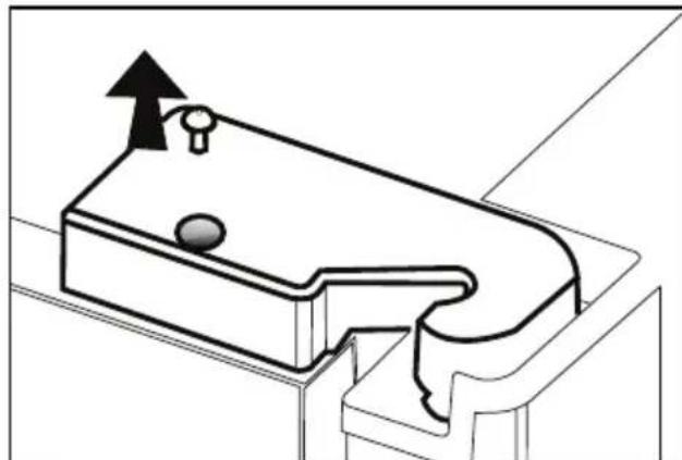BLOMBERG IWD 1006 XT - Regolazione della distanza tra la porta superiore - 1