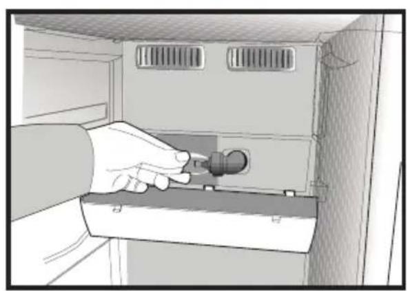 BLOMBERG IWD 1006 XT - Sustitución de la bombilla interior - 7