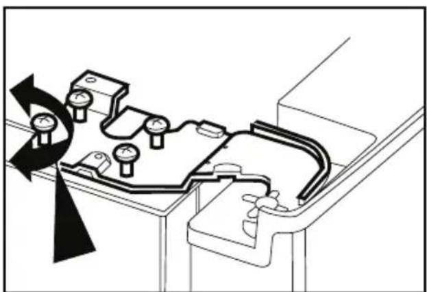 BLOMBERG IWD 1006 XT - Adjusting the gap between the upper door - 5