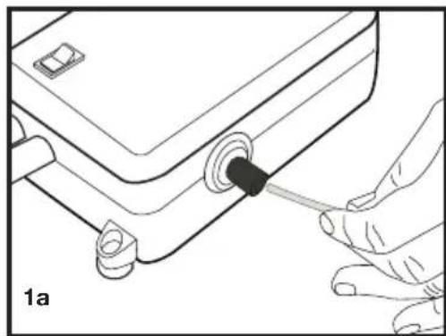 BLOMBERG IWD 1006 XT - Aansluiting van de waterslang op de kan - 1