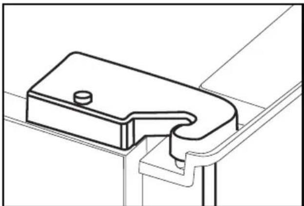 BLOMBERG IWD 1006 XT - Adjusting the gap between the upper door - 6
