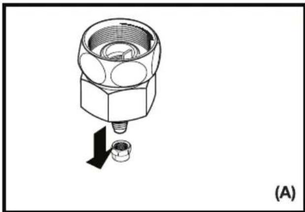 BLOMBERG IWD 1006 XT - Udens caurules   piestiprinăšana auksta udens   padeves linijai.   (dažiem modeliem) - 1