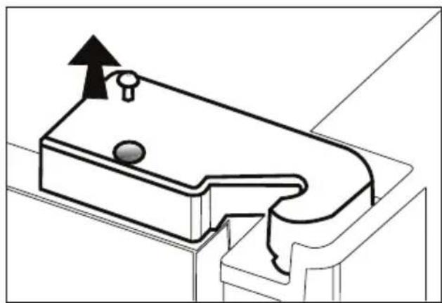BLOMBERG IWD 1006 XT - Ajuste de la separación entre la puerta superior - 2