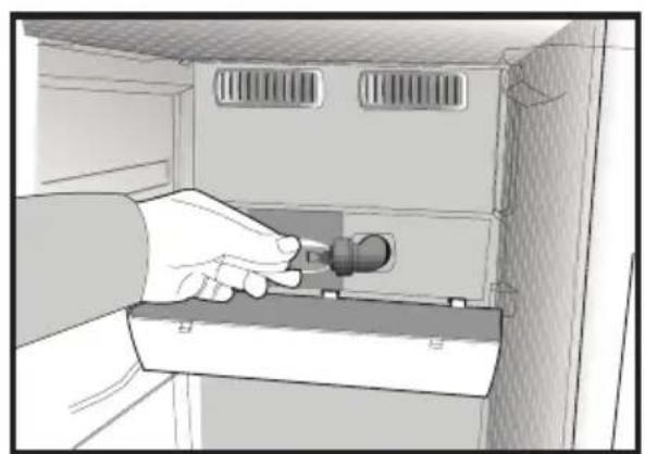 BLOMBERG IWD 1006 XT - Remplacer l'ampoule intérieure - 7