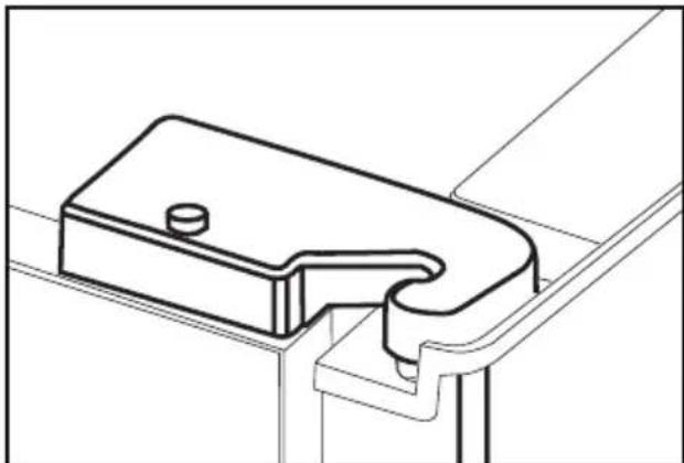 BLOMBERG IWD 1006 XT - De afstand:tussen de bovenste deur aanpassen - 6