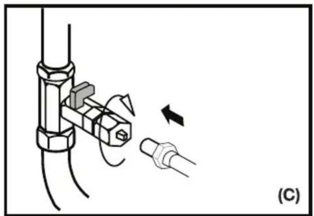 BLOMBERG IWD 1006 XT - Vesiletkun liittäminen   kylmävesijohtoon.   (joissakin malleissa) - 3