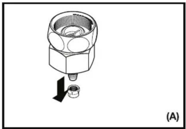 BLOMBERG IWD 1006 XT - Raccordement du tuyau d'alimentation en eau à l'arrivée d'eau - 1