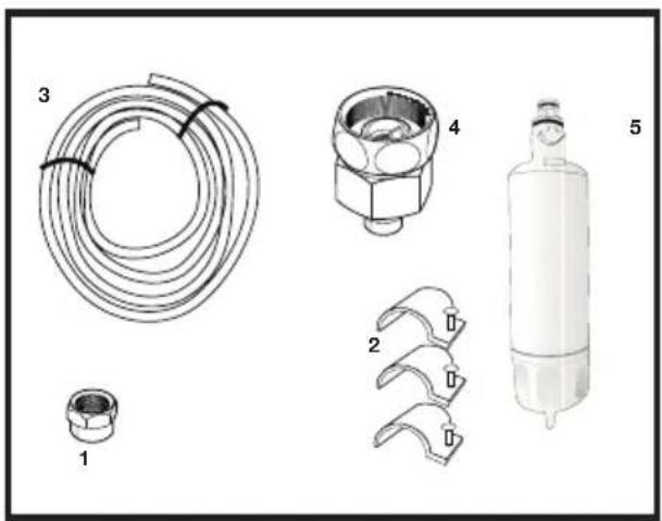 BLOMBERG IWD 1006 XT - Collegamento al tubo dell'acqua del frigorifero - 4