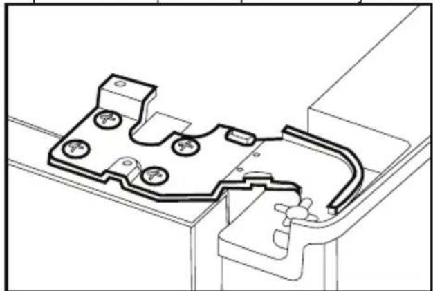 BLOMBERG IWD 1006 XT - Ajuste de la separación entre la puerta superior - 3