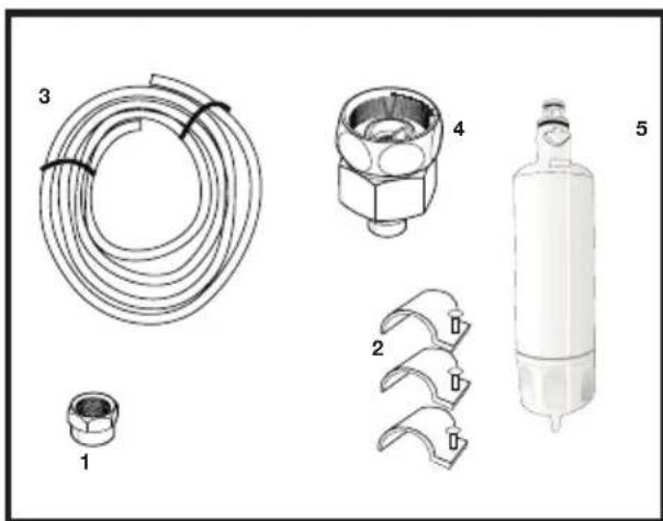BLOMBERG IWD 1006 XT - Σύνδεση του σωλήνα vερού Οτο υμγείο - 4