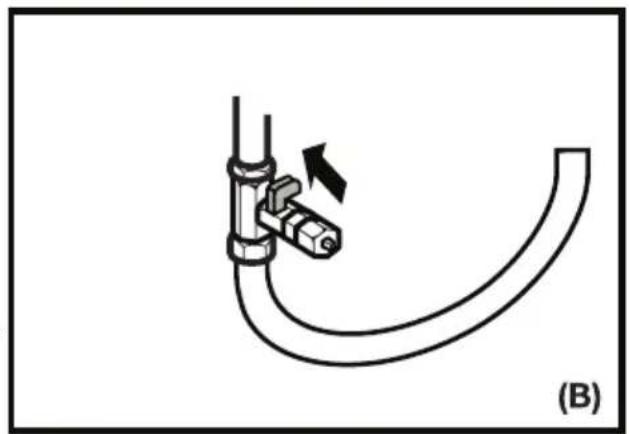BLOMBERG IWD 1006 XT - Vesiletkun liittäminen   kylmävesijohtoon.   (joissakin malleissa) - 2