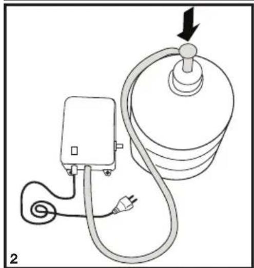 BLOMBERG IWD 1006 XT - Udens šlūtenes pievienošana krūzei - 3
