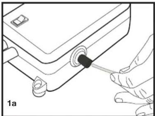 BLOMBERG IWD 1006 XT - Aansluiting van de waterslang op de kan - 1
