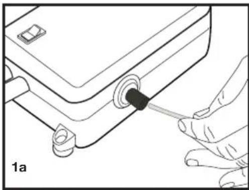 BLOMBERG IWD 1006 XT - Conexión de la manguera de agua al deposito - 1
