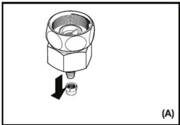 BLOMBERG IWD 1006 XT - Σύνδεση του σωλήνα Σερού Στη γραμή παροχής κρύου Σερού δικτύου (σε σρισμένα μόντέλa) - 1