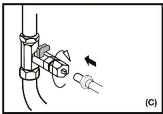 BLOMBERG IWD 1006 XT - Raccordement du tuyau d'alimentation en eau à l'arrivée d'eau - 3