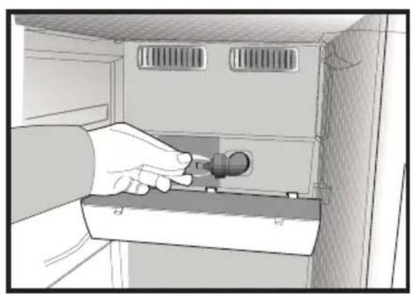 BLOMBERG IWD 1006 XT - Sostituzione della lampadina interna - 7