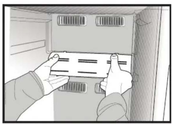 BLOMBERG IWD 1006 XT - Sustitución de la bombilla interior - 1