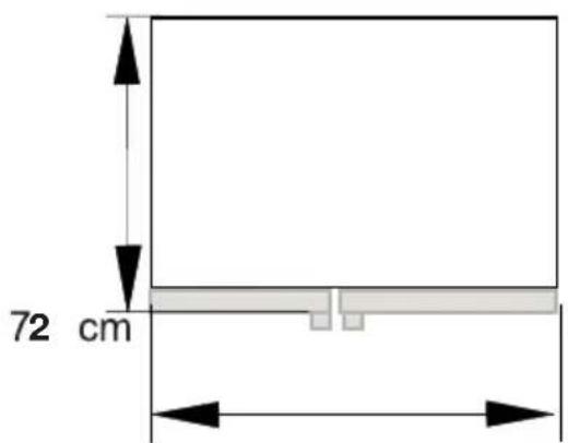 72 cm