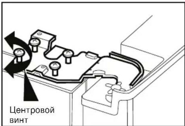 Technical line drawing of a mechanical bracket or clamp component (no text or symbols)