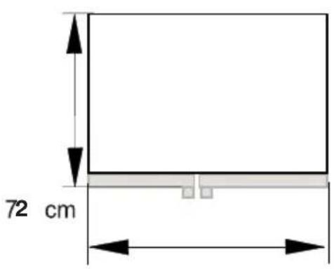 72 cm