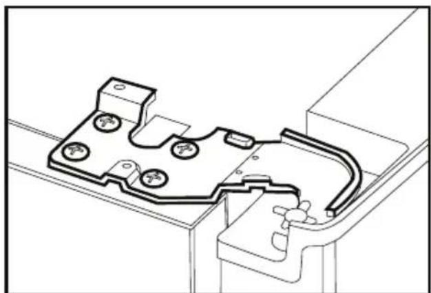 BLOMBERG IWD 1004 XT - Justering af afstanden mellem øverste låge - 2