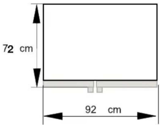 72 cm 92 cm