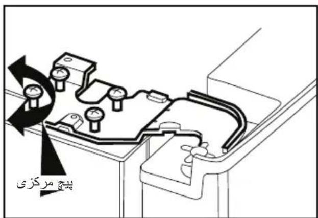 Technical line drawing of a mechanical bracket or clamp component (no text or symbols)