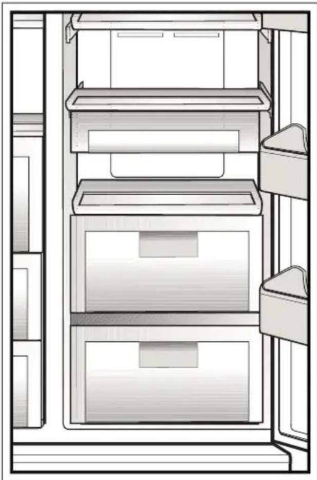 BLOMBERG IWD 1004 XT - Dzesēšanas nodalījums - 1