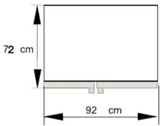 72 cm 92 cm