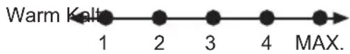 BLOMBERG FNE 1531 - Einstellen der Betriebstemperatur (Abb.2) - 1