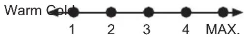 BLOMBERG FNE 1531 - Setting the operating temperature - 1