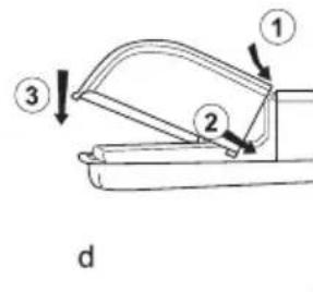 BLOMBERG DSM 1510 XA - Replacing the interior light bulb - 4