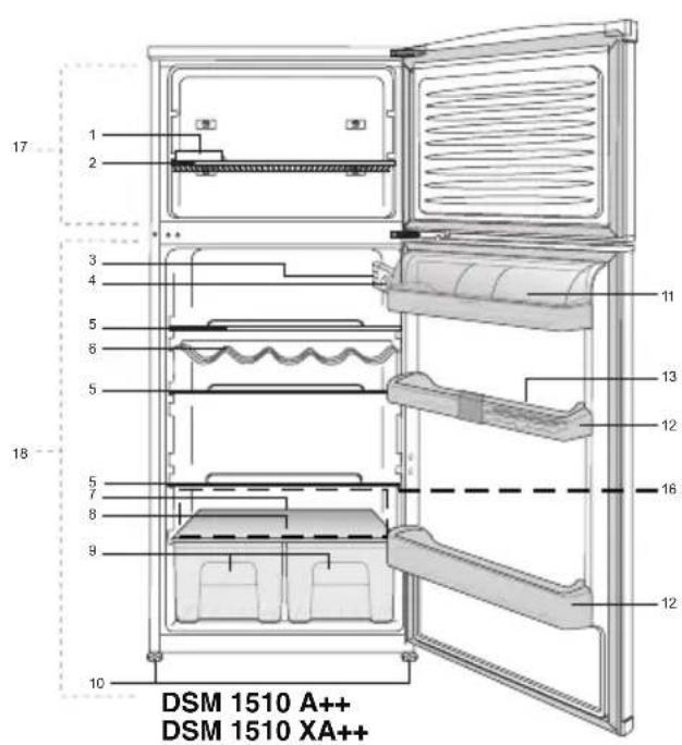 BLOMBERG DSM 1510 XA - Your refrigerator - 1