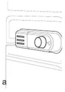 BLOMBERG DSM 1510 A - Replacing the interior light bulb - 1