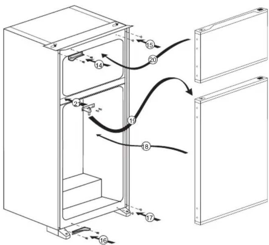 BLOMBERG DSM 1510 I - Reversing the doors - 2