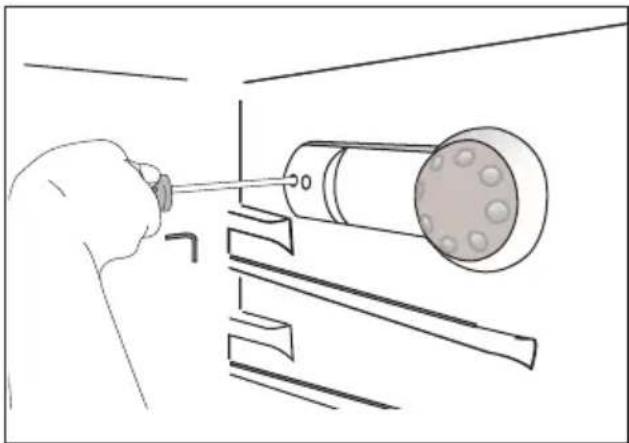 BLOMBERG DSM 1510 I - Replacing the interior light bulb - 1