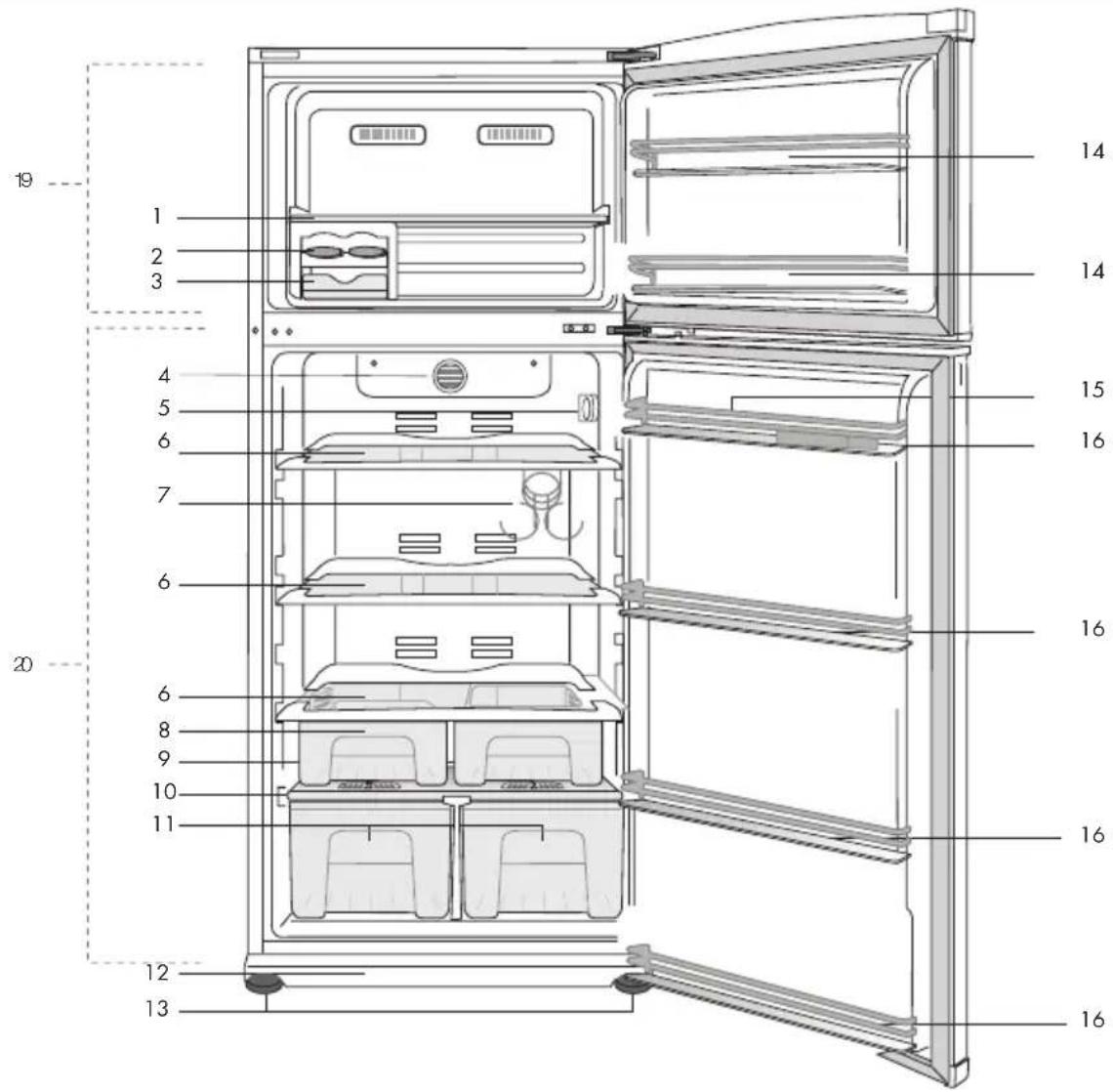 BLOMBERG DNE 9860 X A - Ihr Kühlschrank - 1