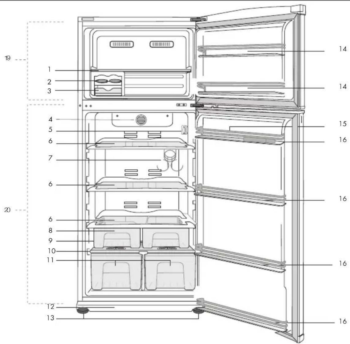 BLOMBERG DNE 9860 A - Voiture réfrigérateur - 1